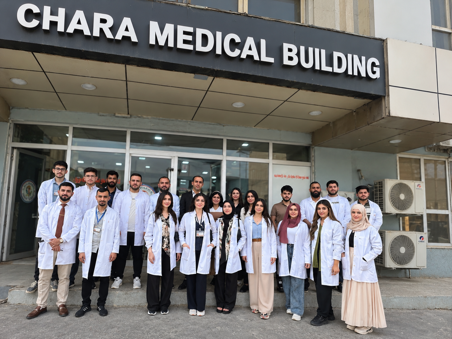 Doctor in a clinical setting